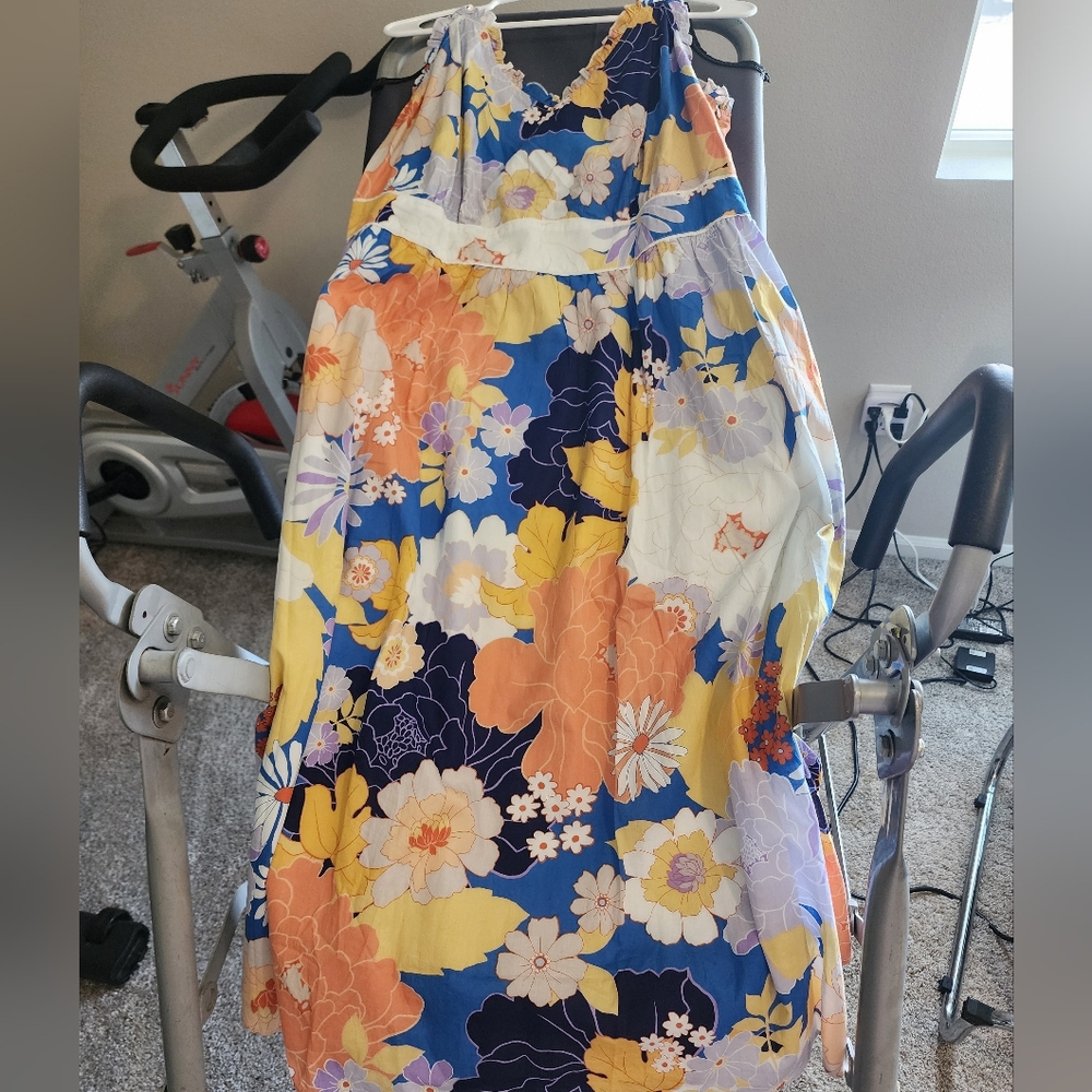 Fat Face size 14 Floral Colorful dress NWT